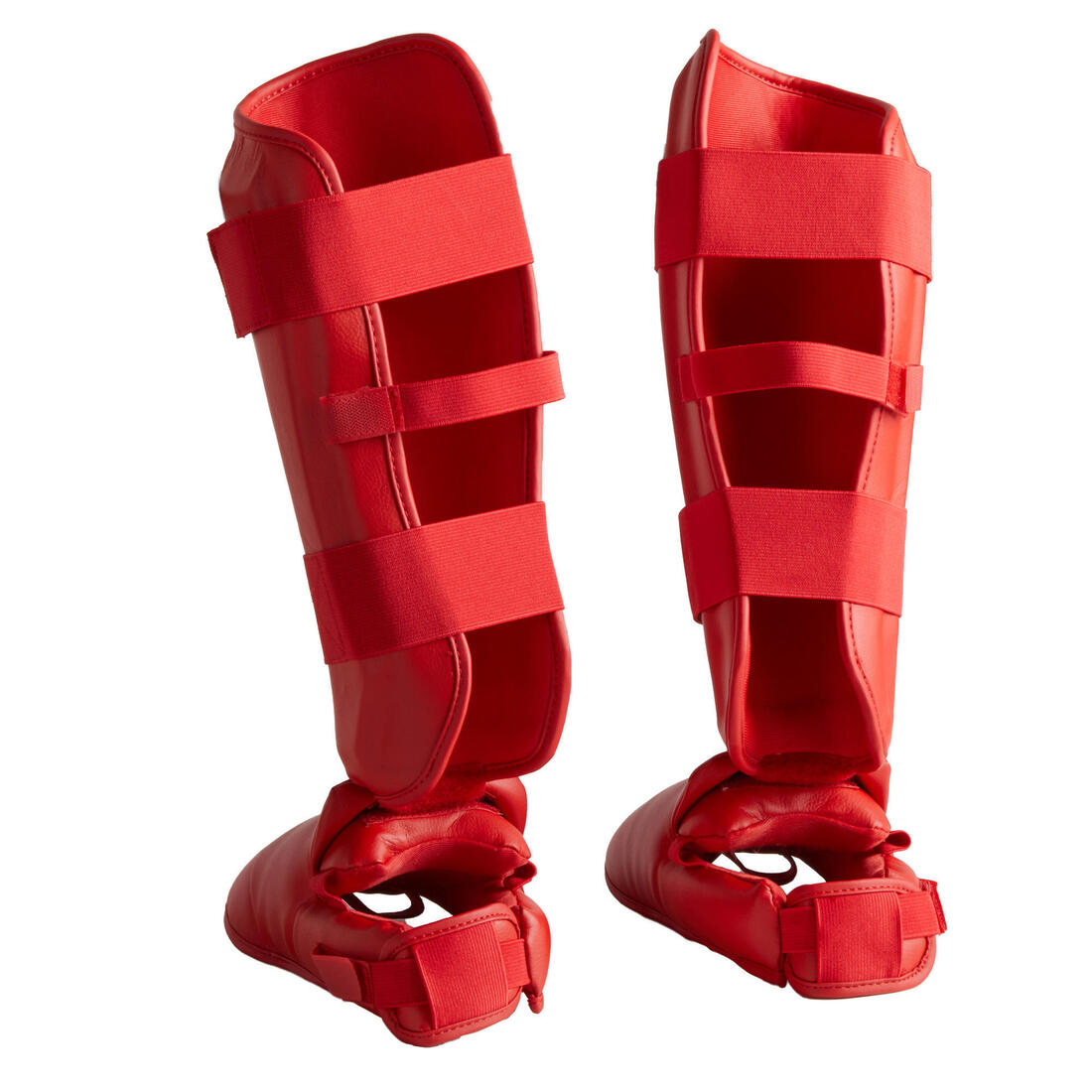 OUTSHOCK Karate shin/foot guard 900 - red | Shin and foot guard