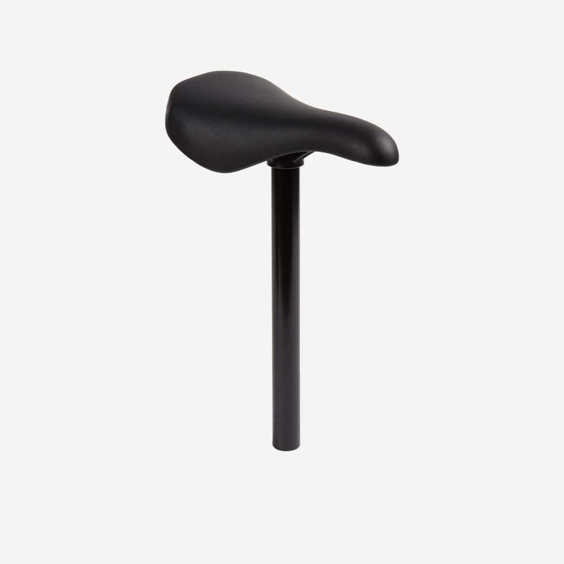 BTWIN Bmx bike saddle 25.4 mm seat post - black | Bike saddle
