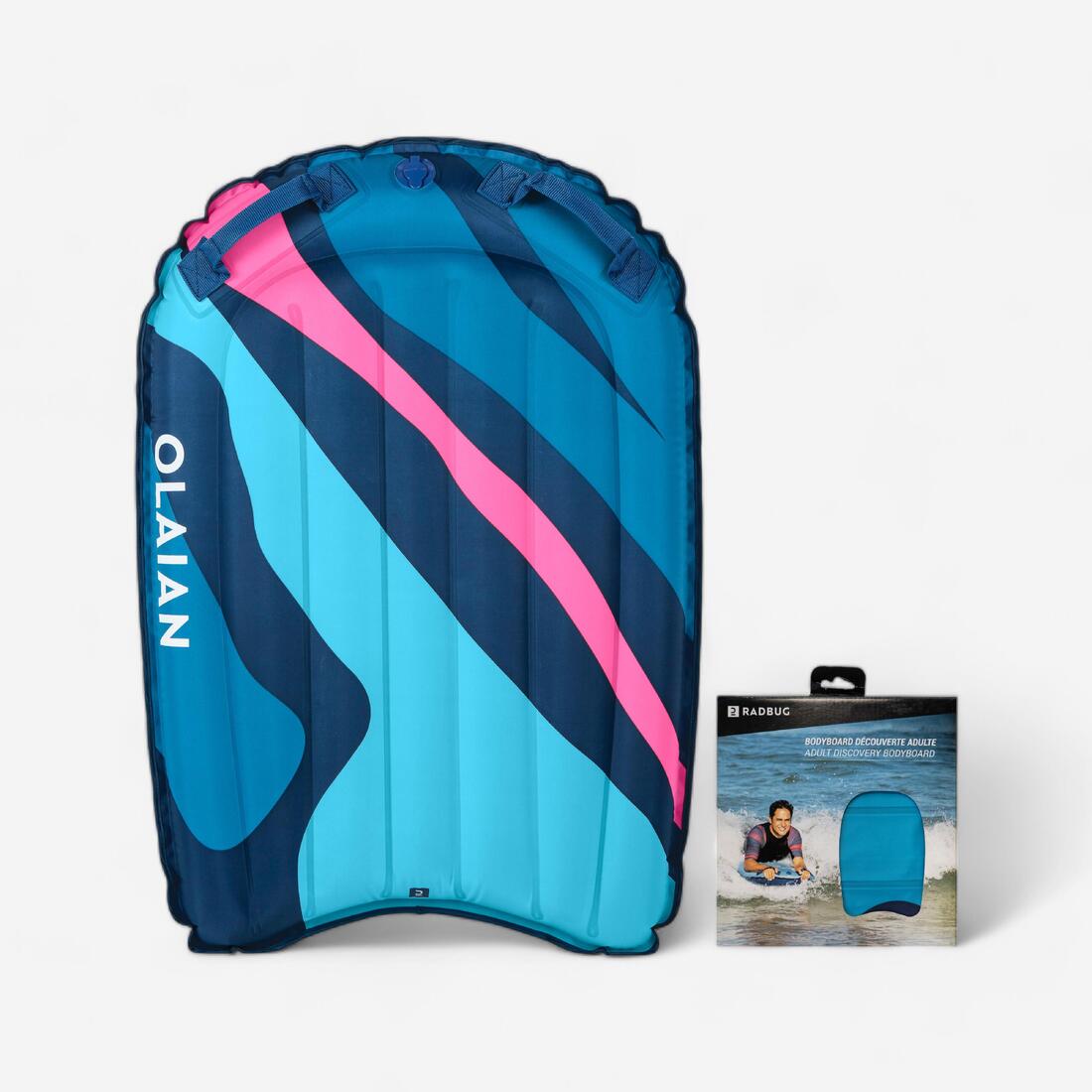 DECATHLON Beginner inflatable bodyboard - compact (25-90 kg) | Body-board DECATHLON Beginner inflatable bodyboard - compact (25-90 kg) | Body-board