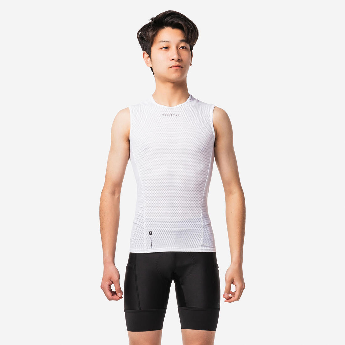 VAN RYSEL Men's road cycling base layer, edr - white | Base layer
