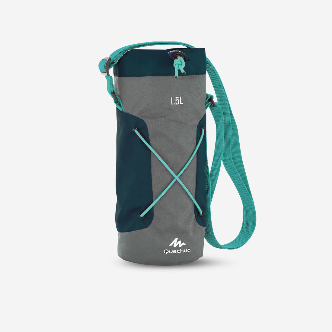 QUECHUA Isothermal cover for hiking flasks - grey/blue | Isothermal case QUECHUA Isothermal cover for hiking flasks - grey/blue | Isothermal case