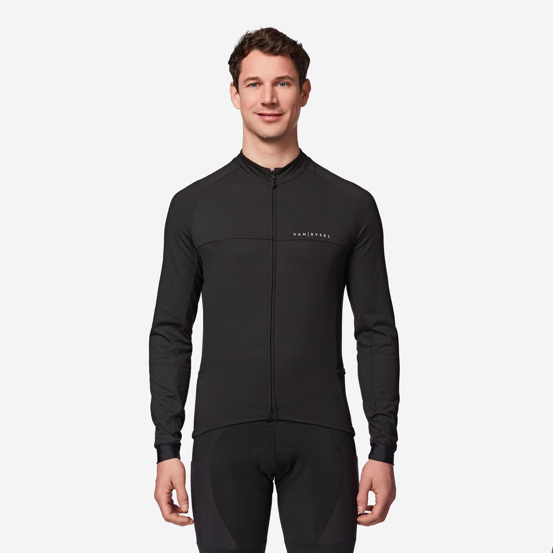 VAN RYSEL Men's mid-season long-sleeved road cycling jersey rc100 | Long-sleeved jersey