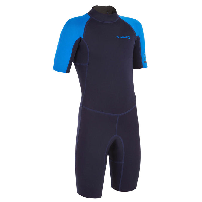 





100 kid's 1.5mm neoprene blue Shorty Surfing wetsuit, photo 1 of 6