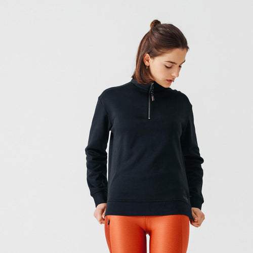 





Women's Running Warm Zip Collar Sweatshirt Warm+
