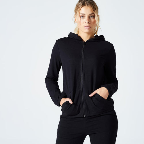 





Women's Fitness Zip-Up Sweatshirt 100