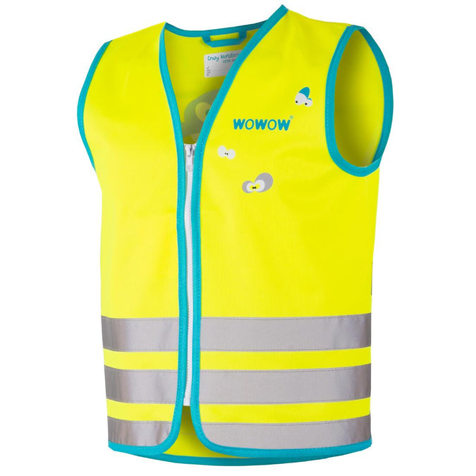 





Kids' High Visibility Cycling Safety Gilet Wowow Crazy Monster - Yellow, photo 1 of 3