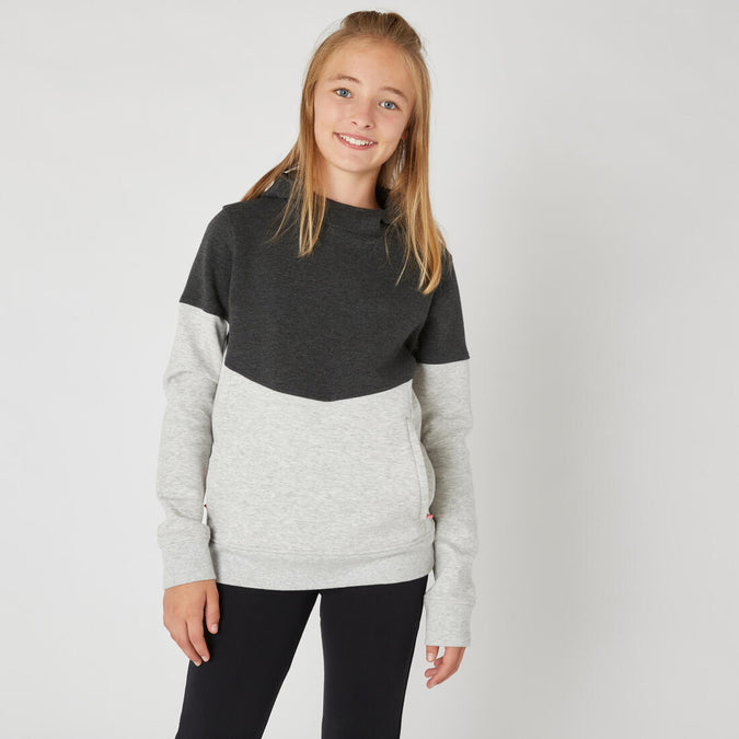 





Kids' Breathable Cotton Hoodie 500 - Heathered, photo 1 of 6