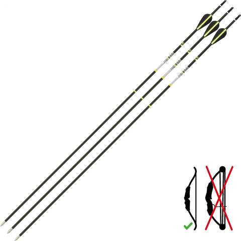 





Carbon Archery Arrows for Recurve Bow Tri-Pack Club 900