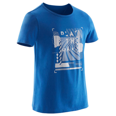 





Boys' Recycled Short-Sleeved Gym T-Shirt 100 - Heathered Print