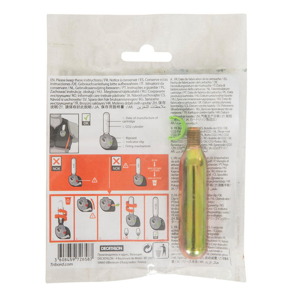 CO2 gas canister refill for Wairgo hydration vest 12 g (+/ 1 g