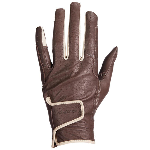 





Women's Horse Riding Leather Gloves 900