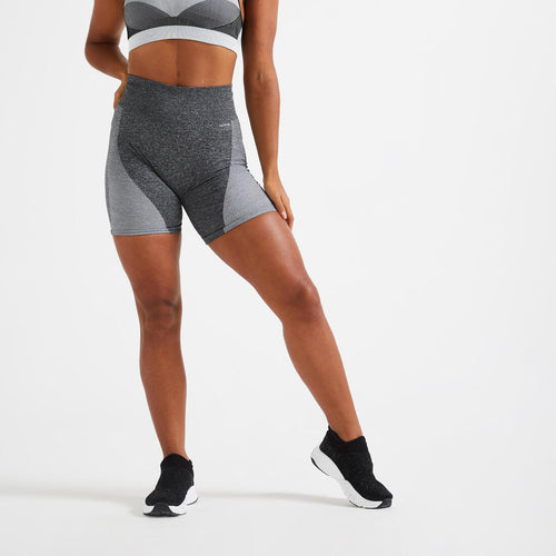 





High-Waisted Seamless Fitness Cycling Shorts