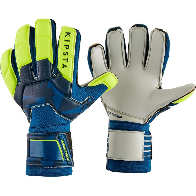 





Kids' Football Goalkeeper Gloves F500 - Blue/Red, photo 1 of 7