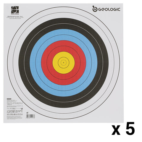 





5 Archery Target Faces 40x40