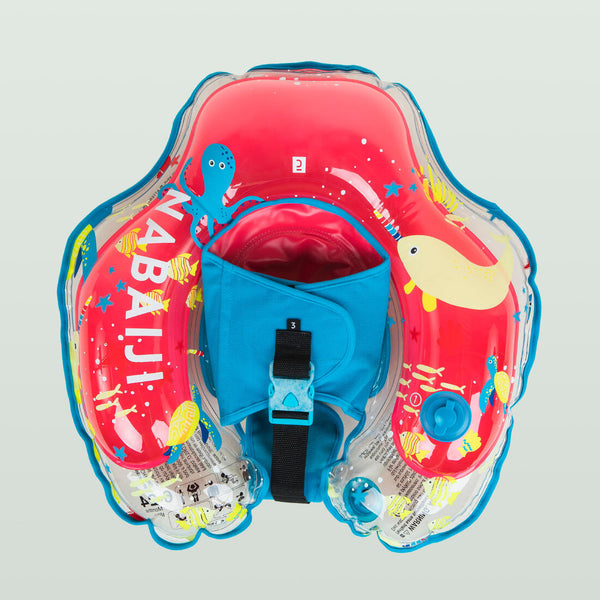 Baby Inflatable Pool Float with Builtin Harness and base 6 to 24 mont Decathlon Qatar
