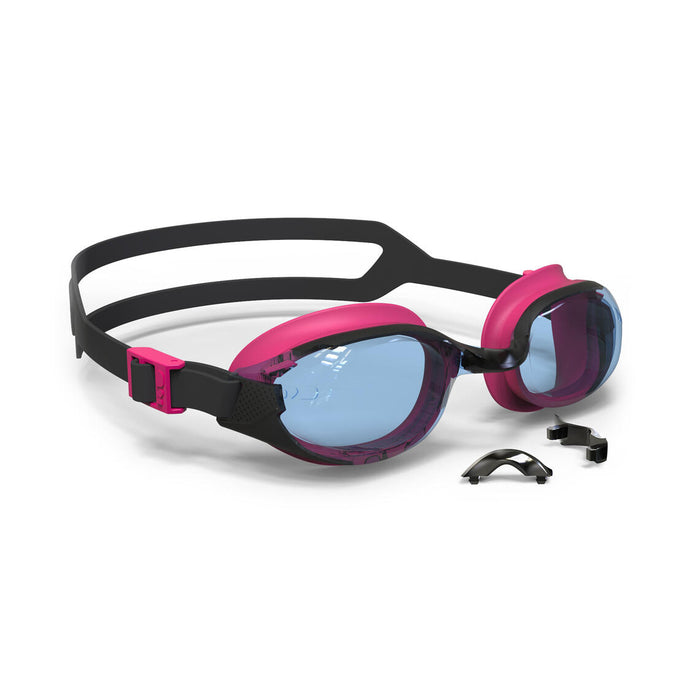 





SWIMMING GOGGLES BFIT CLEAR LENSES - BLUE / PINK, photo 1 of 5