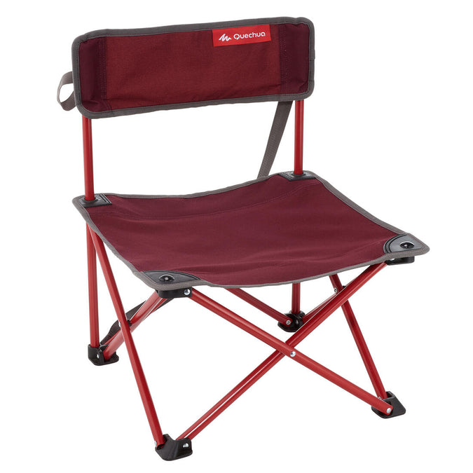 





PORTABLE CAMPING CHAIR MH100 - MAROON, photo 1 of 15