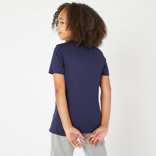 





Girls' Short-Sleeved Gym T-Shirt 100/Print