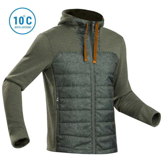 





Men’s Hiking Hooded Sweatshirt - NH100 Hybrid, photo 1 of 11