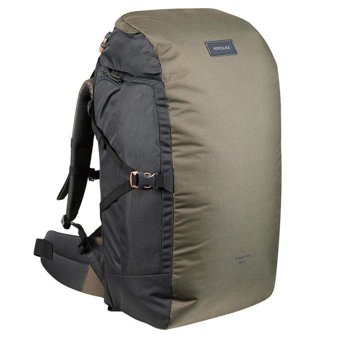 





Trekking and travel backpack 60 L - TRAVEL 100, photo 1 of 15