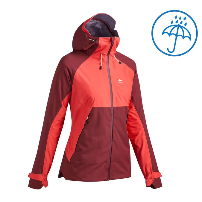 Women s Waterproof Mountain Walking Jacket MH500 Decathlon Qatar