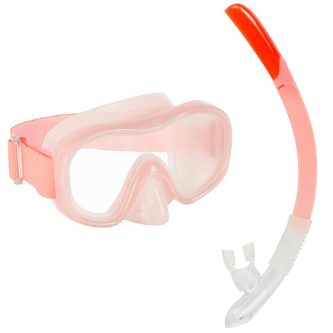





Kids' Snorkelling Diving Kit Mask and Snorkel 100 - Neon
