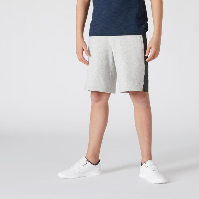 





Kids' Cotton Shorts 500 - Dark, photo 1 of 6