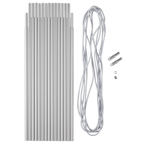 





Aluminium 4.5m Ø 8.5mm Pole Kit in 14x32.5cm Sections