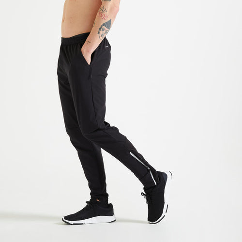 





Men's Breathable Slim-Fit Performance Fitness Bottoms - Solid