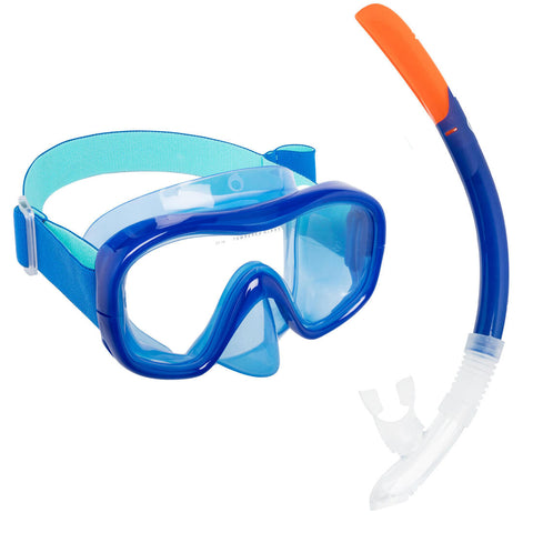 





Adult Diving Snorkelling Kit - Mask and Snorkel - 100