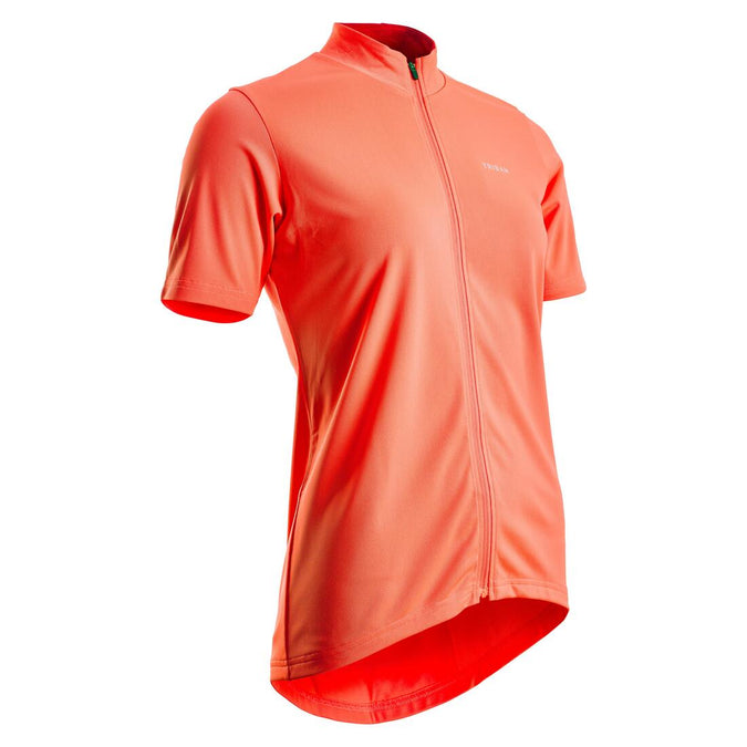 





Women's Short-Sleeved Cycling Jersey 100 - Coral, photo 1 of 5