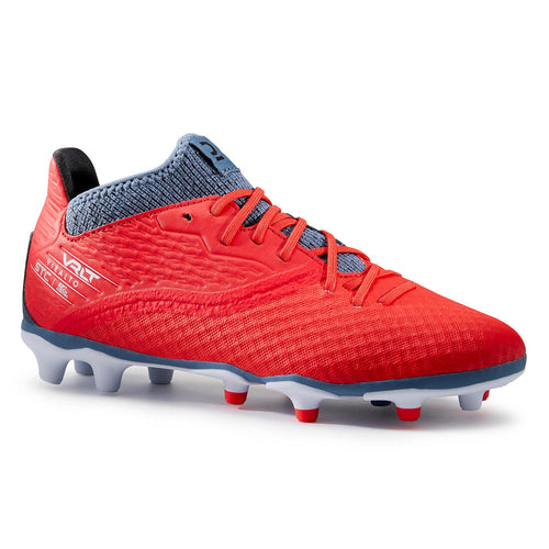 





Kids' Lace-Up Football Boots Viralto III FG - Red/Grey