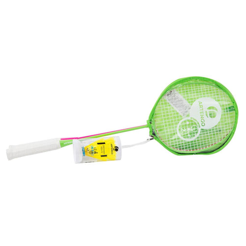 





Adult Badminton Rackets Set - Pink/Green