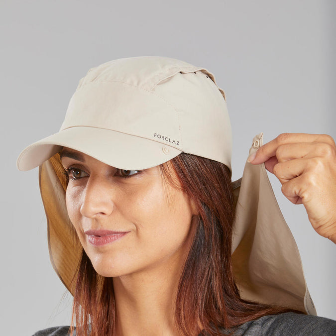 Anti-UV Cap with Removable Neck Protection