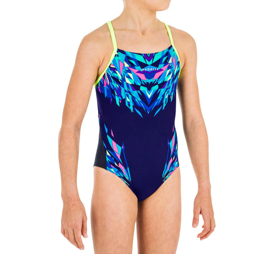 





Girls' Swimming One-Piece Swimsuit Chlorine Resistant Lexa Kali