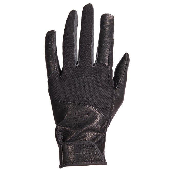 





Women's Horse Riding Leather Gloves 960 - Black, photo 1 of 4