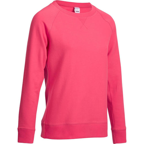 





Women's Crew Neck Gym & Pilates Sweatshirt - Pink