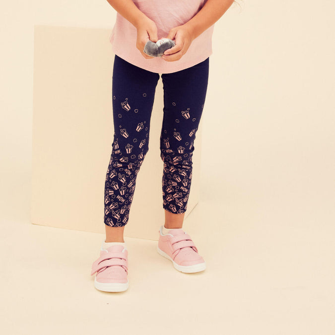 





Kids' Basic Cotton Leggings - Pink with Motifs, photo 1 of 5