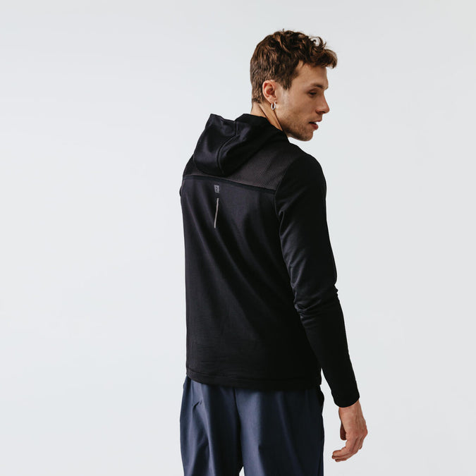 





KALENJI DRY + FEEL MEN'S BREATHABLE RUNNING HOODIE - BLACK, photo 5 of 7