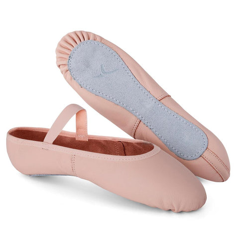 





Leather Full Sole Demi-Pointe Shoes with Straps Sizes 7.5C to 6.5 - Pink
