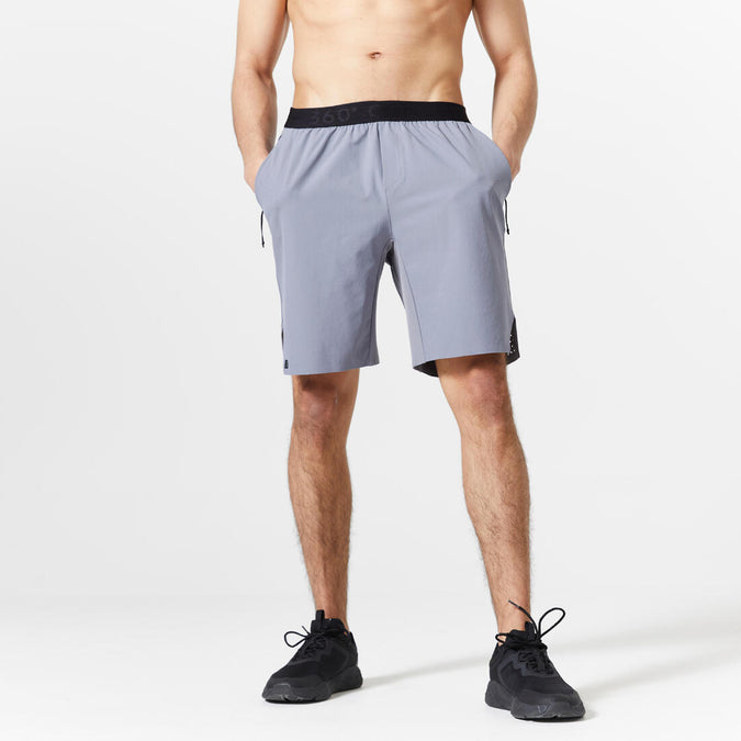 





Men's Breathable Performance Cross Training Shorts with Zipped Pockets, photo 1 of 5