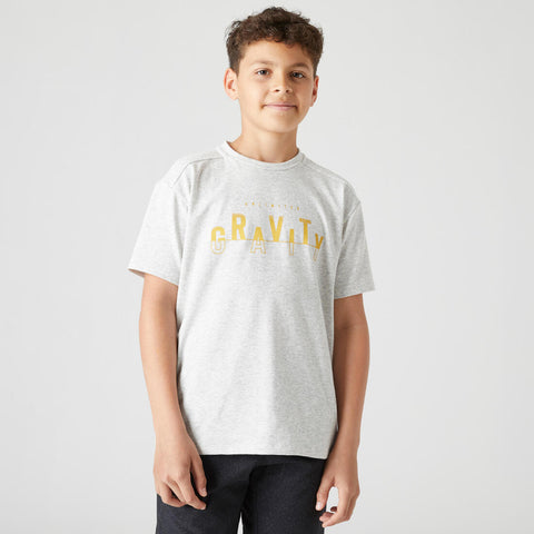 





Kids' Breathable Cotton T-Shirt 500