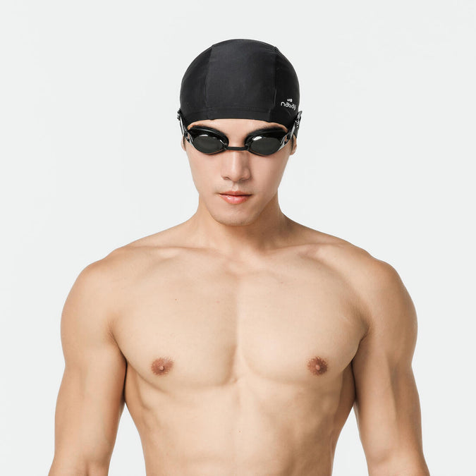 Fabric hot sale swim cap