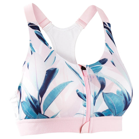 





Women's High Support Zipped Sports Bra with Cups